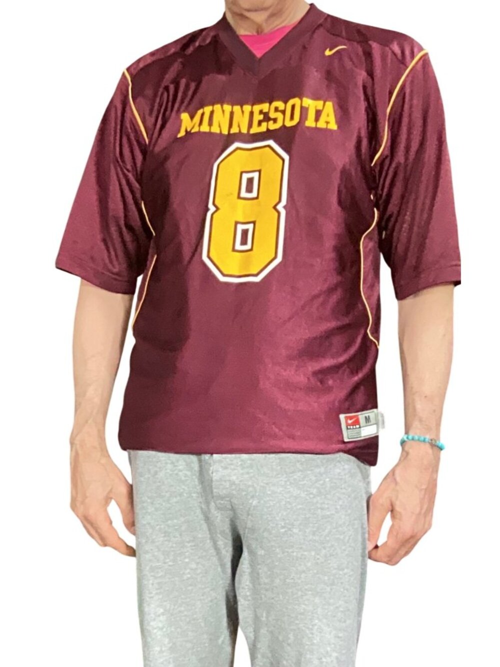 Vintage Mid-2000s Minnesota Golden Gophers Nike Team Sports Jersey #8 Mens Med